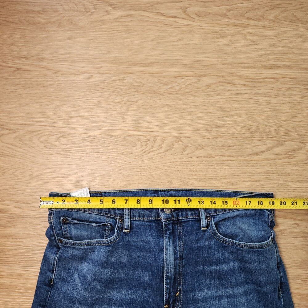 Levis 514 Slim Straight The Original Jeans Mens Size 36x30 Blue Dark Wash Cowboy - Picture 5 of 12